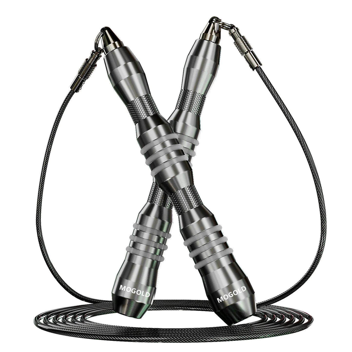 Jump Rope | Metal Non-Slip Handles, Super Durable Steel Wire Rope – Knot-Free Fitness Essential