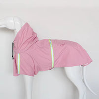 Dog Raincoat with Reflective Hood for Large Dogs