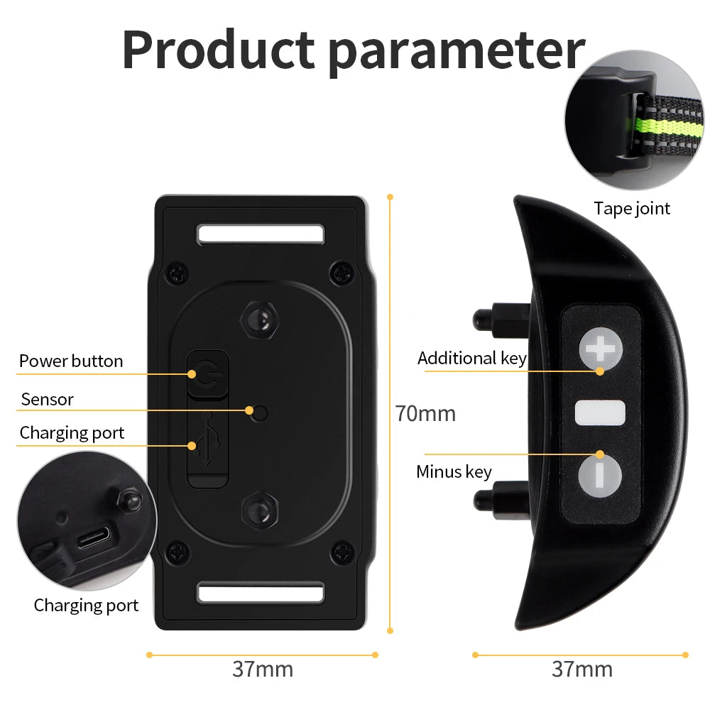 Dog Bark Control Collar with Ultrasonic Training Mode