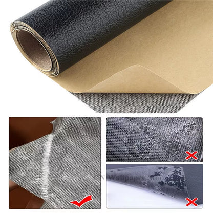 1PC Thickened Self Adhesive Sofa Leather Repair Fix DIY Bed Soft Bag Patch Sticker Repair Subsidy Furniture Renew Decal Sticky
