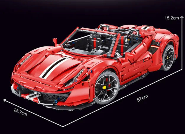 Sports Car Building Blocks Toy for Kids