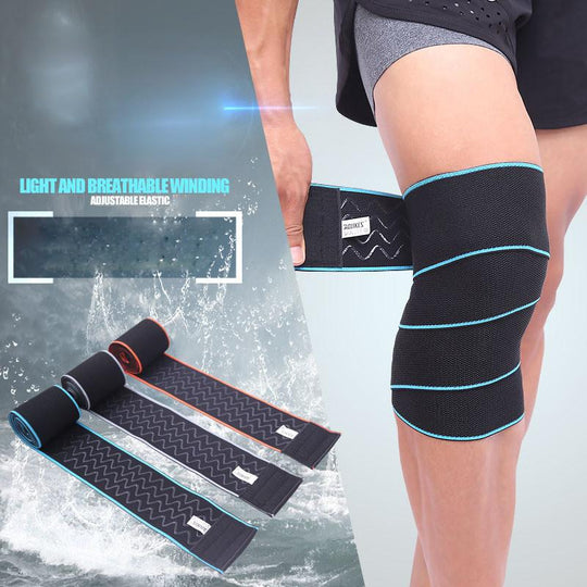 Sports Knee and Leg Support with Silicone Anti-Slip Grip