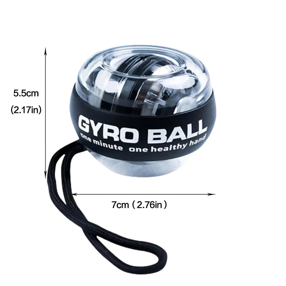 Power Gyro Ball Wrist Trainer Ball Wrist Strengthener Gyro Self-Starting Forearm Trainer Gyro Ball for Strengthening Muscles