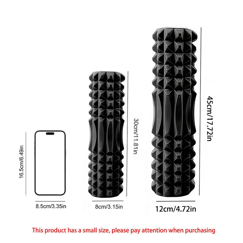 Foam Rollers for Muscle Massage 30/45CM - High-Density Back Foam Roller for Back Pain Relief &amp; Muscle Recovery in Legs &amp; Arms