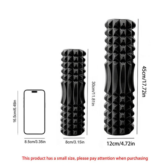 Foam Rollers for Muscle Massage 30/45CM - High-Density Back Foam Roller for Back Pain Relief &amp; Muscle Recovery in Legs &amp; Arms