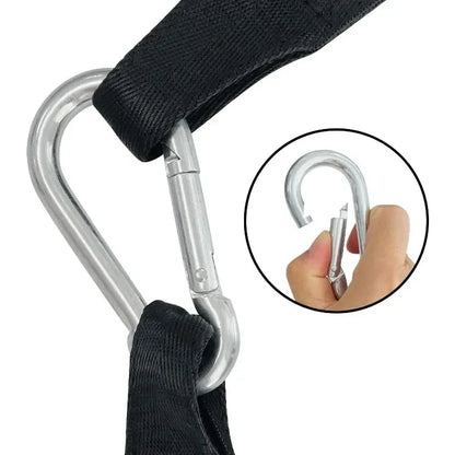 A Pair Heavy Duty AB Sling Straps Suspension Rip-Resistant Fitness for Pull up Bar Hanging Leg Raiser Gym Home Fitness Equipment