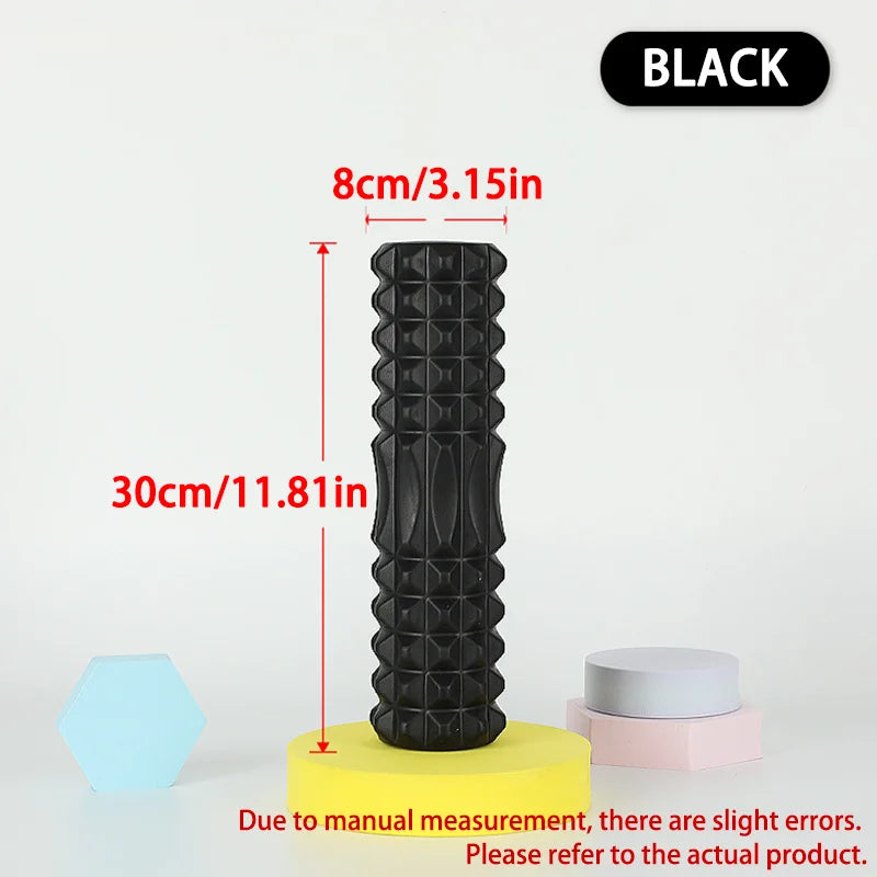 Foam Rollers for Muscle Massage 30/45CM - High-Density Back Foam Roller for Back Pain Relief &amp; Muscle Recovery in Legs &amp; Arms