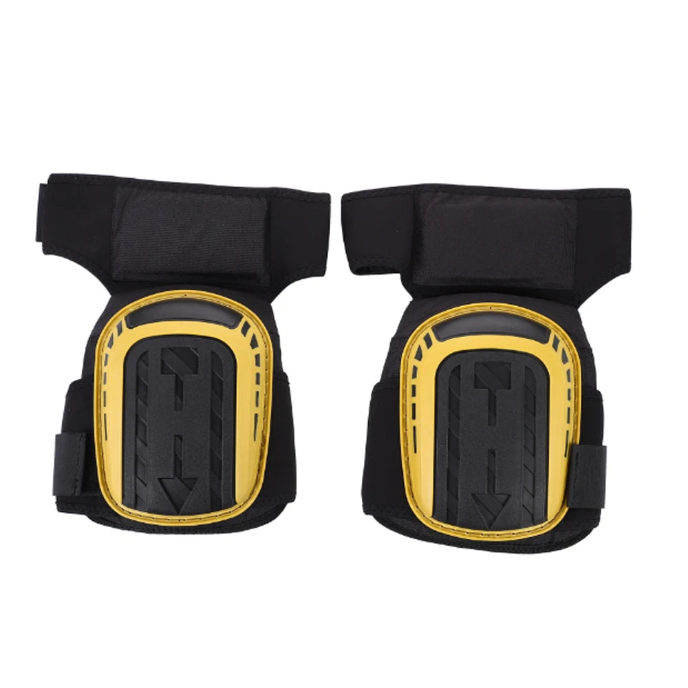 Double-Layer Shockproof Knee Protectors - 20Mm Thick Gel-Eva Hybrid Padding for Concrete Grinding/Cleaning