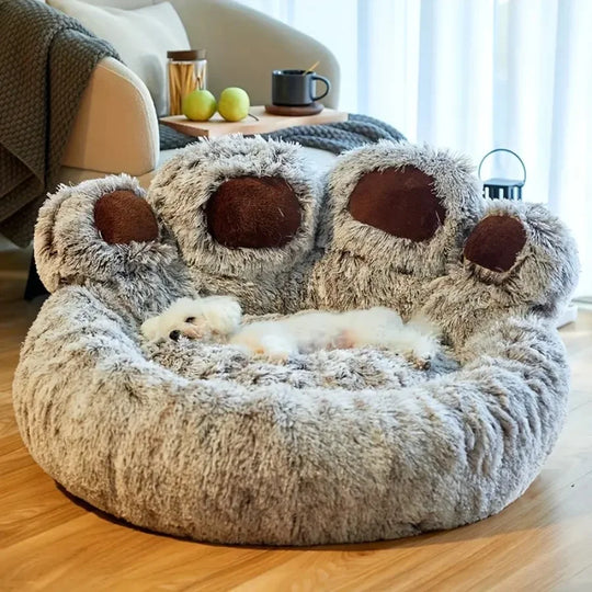 Donut Pet Bed: Plush Orthopedic Comfort for Dogs &amp; Cat
