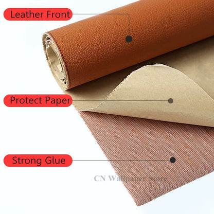 1PC Thickened Self Adhesive Sofa Leather Repair Fix DIY Bed Soft Bag Patch Sticker Repair Subsidy Furniture Renew Decal Sticky