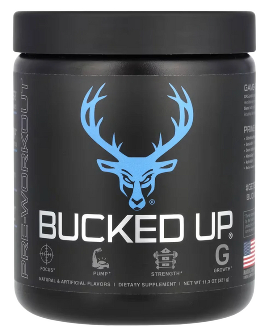 Bucked Up Pre-Workout - Energy, Performance &amp; Focus - 30 Servings
