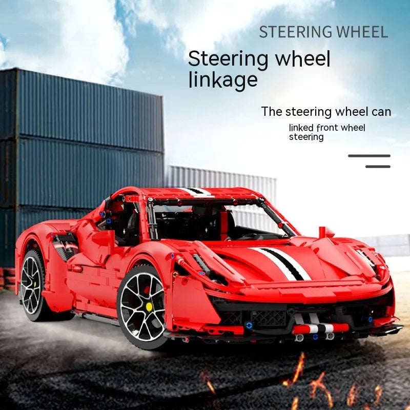 Sports Car Building Blocks Toy for Kids