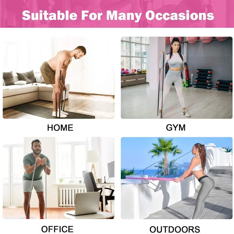 Elastic Fabric Long Resistance Bands Stretch Bands for Exercise Bands Resistance Bands Set for Working Out,Physical Therapy