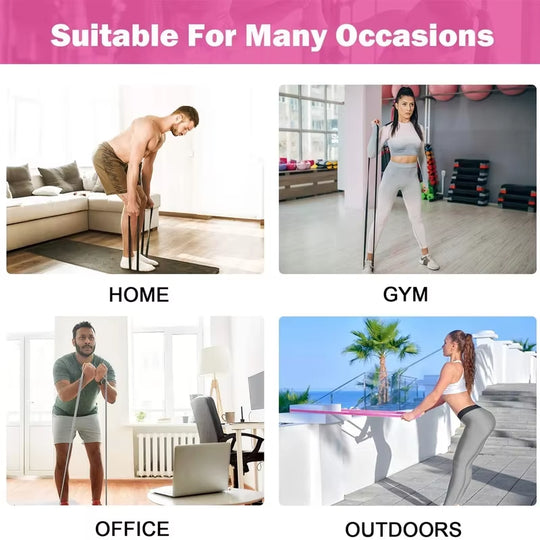 Elastic Fabric Long Resistance Bands Stretch Bands for Exercise Bands Resistance Bands Set for Working Out,Physical Therapy