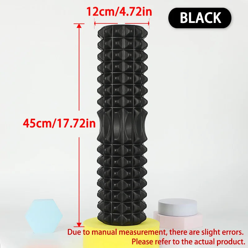 Foam Rollers for Muscle Massage 30/45CM - High-Density Back Foam Roller for Back Pain Relief &amp; Muscle Recovery in Legs &amp; Arms