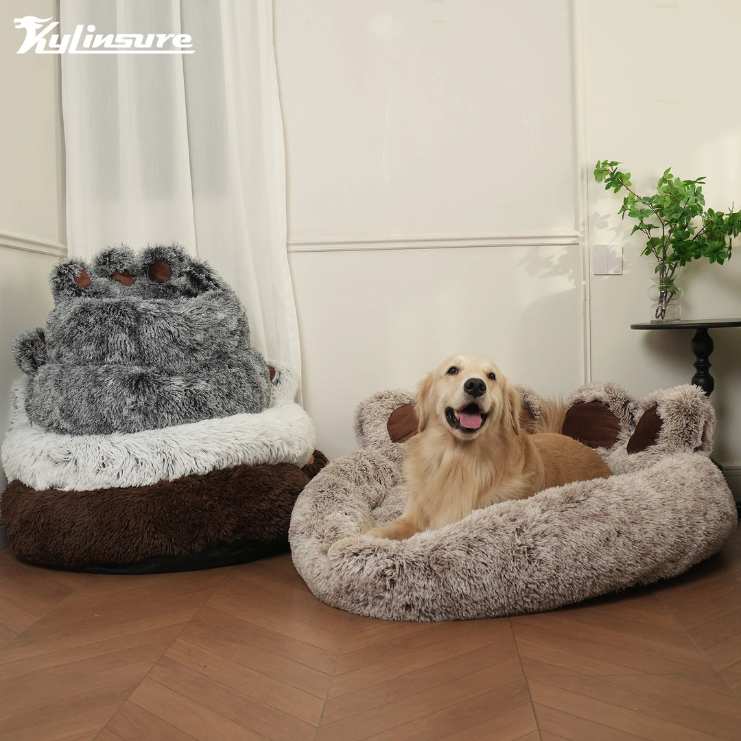 Donut Pet Bed Kylinsure round Plush Orthopedic Donut Dog &amp; Cat Bed