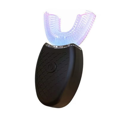 Intelligent U-Type Toothbrush 360 Degrees Sonic Electric Automatic with USB Charge Waterproof Silicon Head for Oral Care