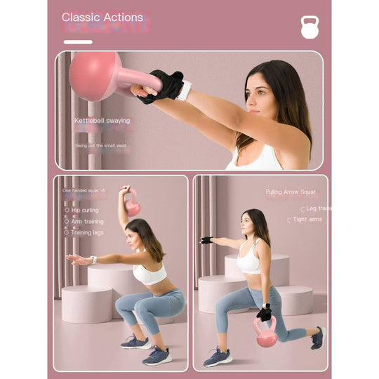 Kettlebell and Dumbbell Set for Home Fitness