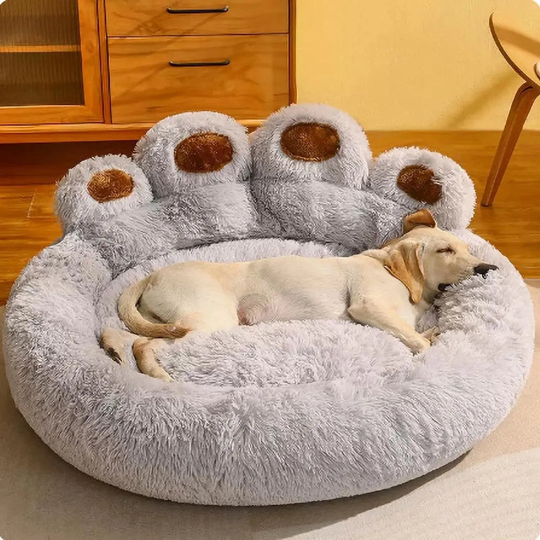 Donut Pet Bed: Plush Orthopedic Comfort for Dogs &amp; Cat