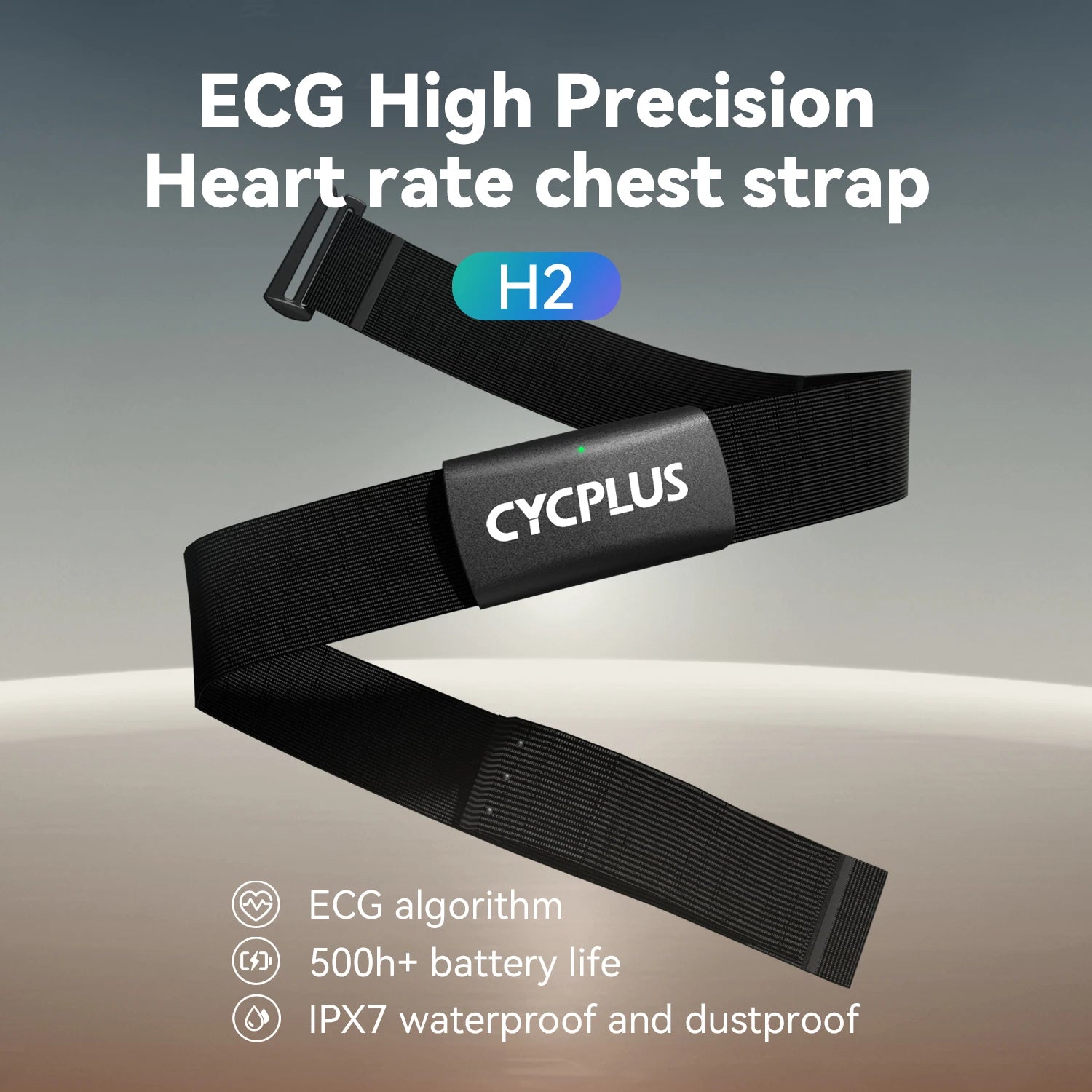 H2 Heart Rate Sensor Chest Strap Belt Dual Mode ANT BLE Cycling Computer Bike Accessories Sports Heart Rate Monitor
