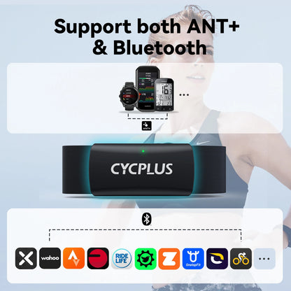 H2 Heart Rate Sensor Chest Strap Belt Dual Mode ANT BLE Cycling Computer Bike Accessories Sports Heart Rate Monitor