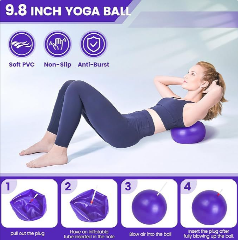 13-Piece Yoga &amp; Pilates Set for Home Fitness