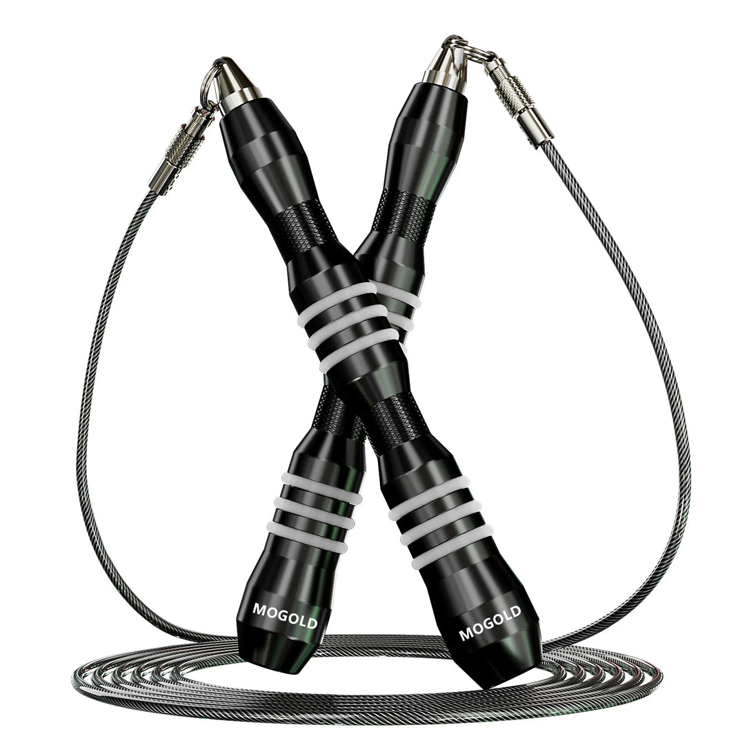 Jump Rope | Metal Non-Slip Handles, Super Durable Steel Wire Rope – Knot-Free Fitness Essential