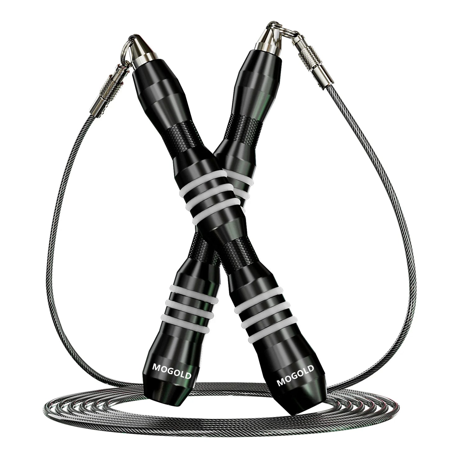 Jump Rope | Metal Non-Slip Handles, Super Durable Steel Wire Rope – Knot-Free Fitness Essential