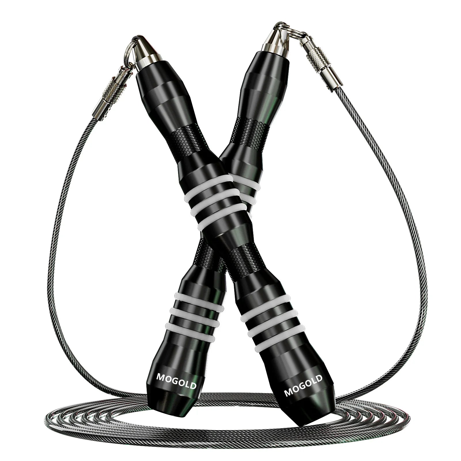 Jump Rope | Metal Non-Slip Handles, Super Durable Steel Wire Rope – Knot-Free Fitness Essential