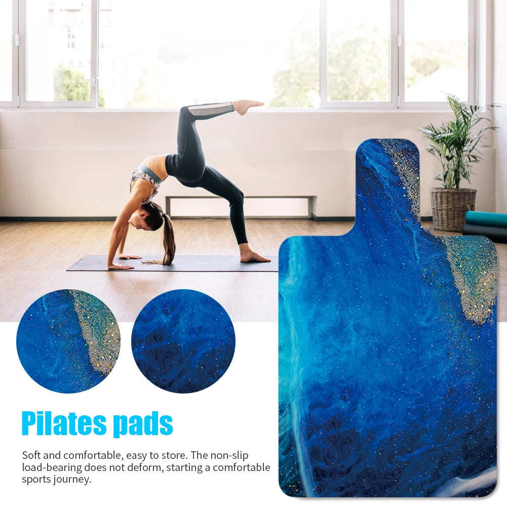 Yoga Mat Pilates Reformer Mat Pilates Suede Rubber Reconstituted Core Bed Training Positioning Non Slip Mat Коврик Для Йоги