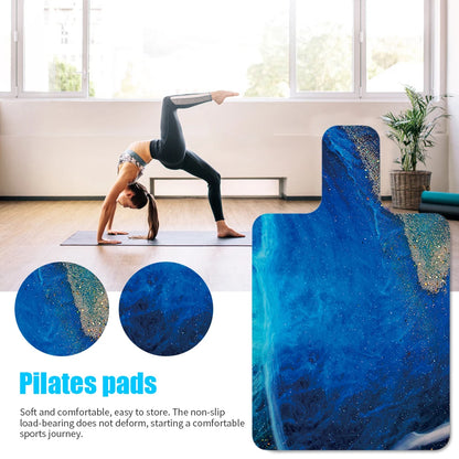 Yoga Mat Pilates Reformer Mat Pilates Suede Rubber Reconstituted Core Bed Training Positioning Non Slip Mat Коврик Для Йоги