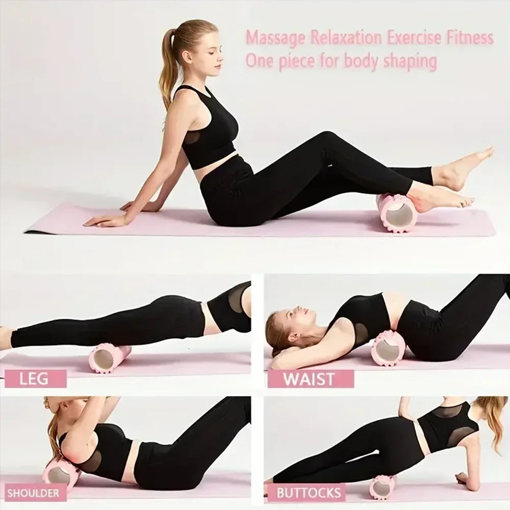 Foam Rollers for Muscle Massage 30/45CM - High-Density Back Foam Roller for Back Pain Relief &amp; Muscle Recovery in Legs &amp; Arms