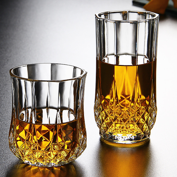 LuxeCrystal Home Glass for Elegant Drinkware