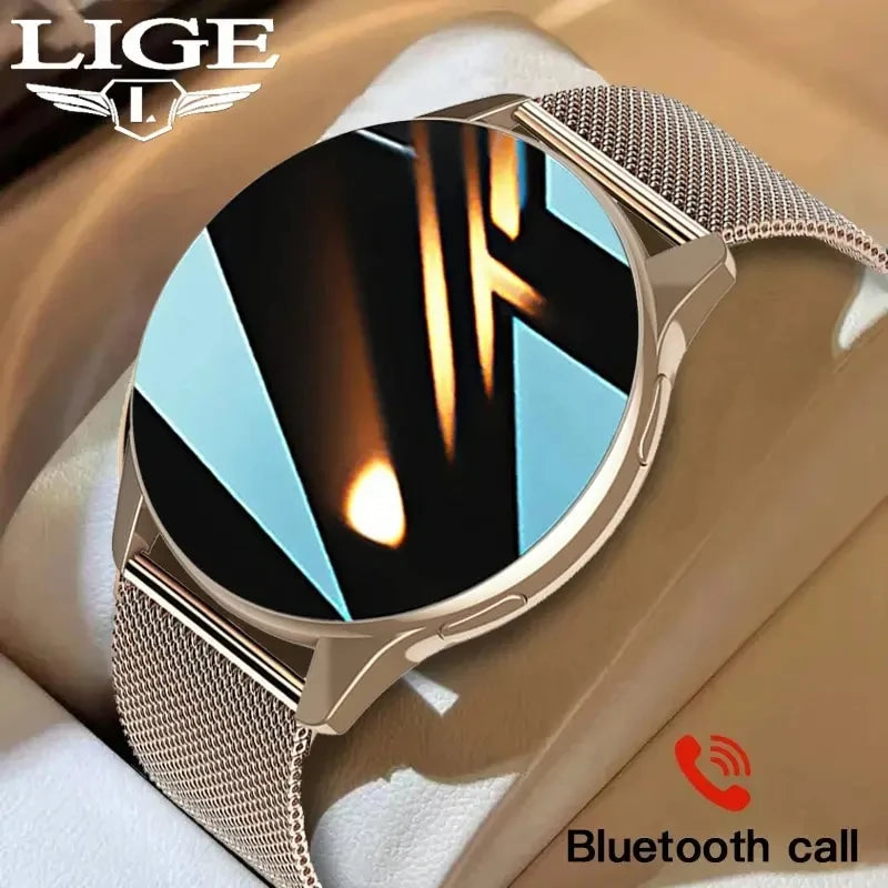 New Smart Watch 2025 Wireless Charging Smartwatch Bluetooth Calls Watches Men Women Fitness Bracelet Custom Watch Face +Box