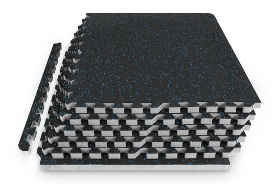 Rubber Top Exercise Puzzle Mat 0.75in 24sqft