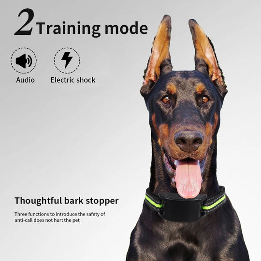 Dog Bark Control Collar with Ultrasonic Training Mode