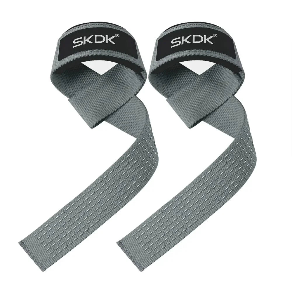 Adjustable Weightlifting Wrist Straps | Non-Slip Gym Lifting Support Bands