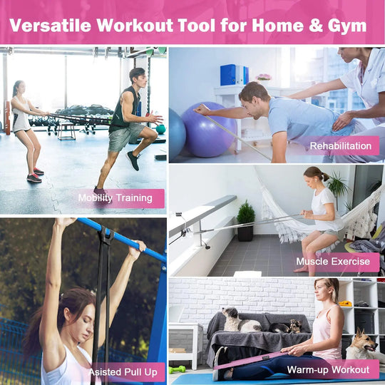 Elastic Fabric Long Resistance Bands Stretch Bands for Exercise Bands Resistance Bands Set for Working Out,Physical Therapy