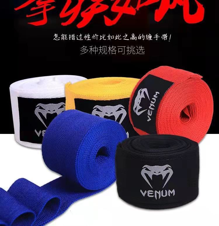 Boxing Hand Wraps Cotton Elastic for Martial Arts Training