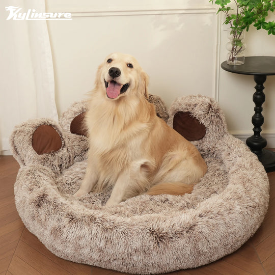 Donut Pet Bed: Plush Orthopedic Comfort for Dogs &amp; Cat