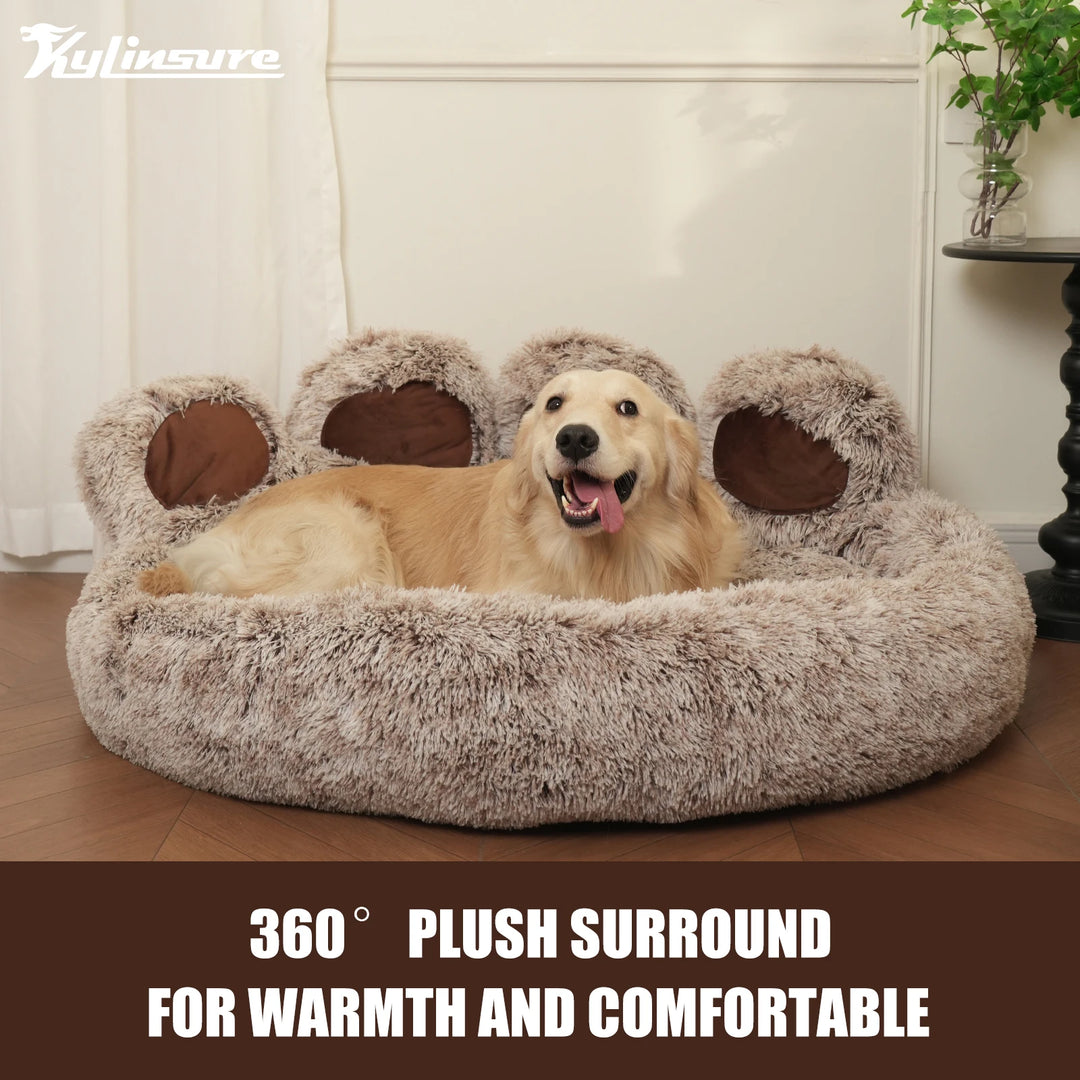 Donut Pet Bed: Plush Orthopedic Comfort for Dogs &amp; Cat