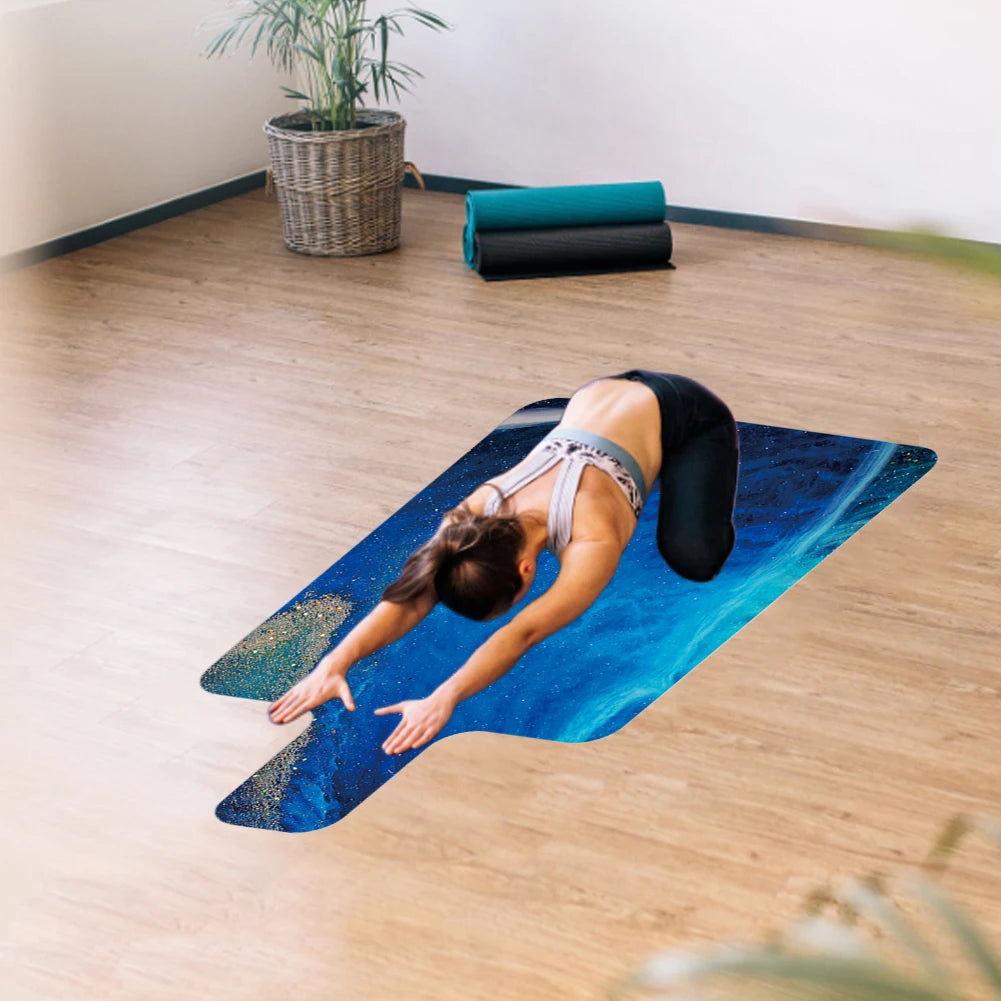 Yoga Mat Pilates Reformer Mat Pilates Suede Rubber Reconstituted Core Bed Training Positioning Non Slip Mat Коврик Для Йоги