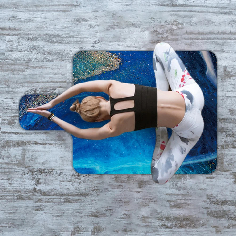 Yoga Mat Pilates Reformer Mat Pilates Suede Rubber Reconstituted Core Bed Training Positioning Non Slip Mat Коврик Для Йоги