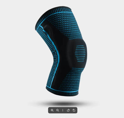 Nylon Outdoor Sports Silicone Knee Pads Summer Knee Basketball Men'S Knee Professional Fitness Running Knitted Knee Pads 2026