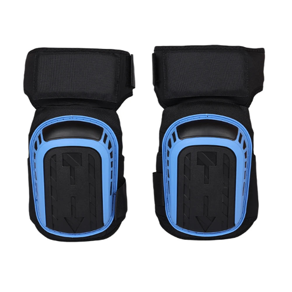 Double-Layer Shockproof Knee Protectors - 20Mm Thick Gel-Eva Hybrid Padding for Concrete Grinding/Cleaning