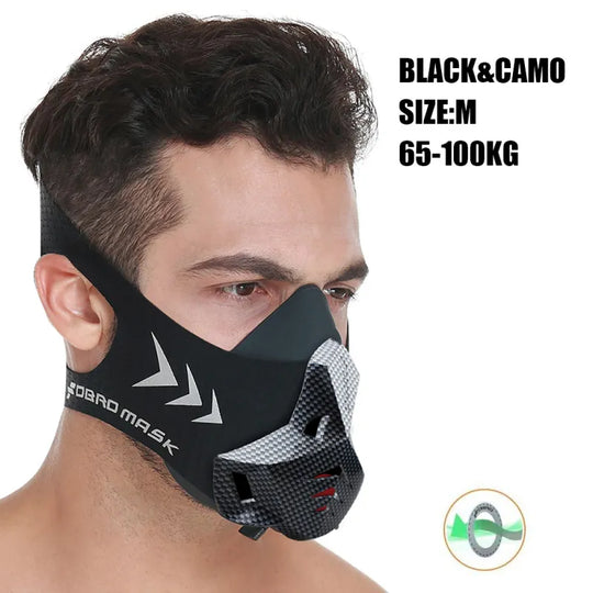 Adjustable Training Mask with Six-Speed Resistance Control