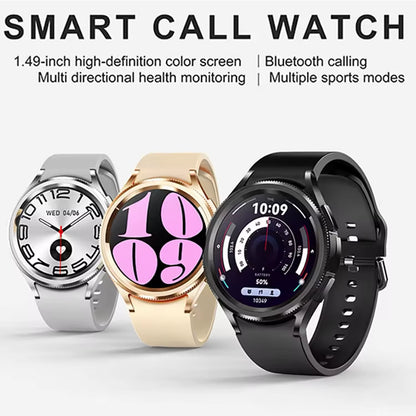 For Android and Ios Watch 6 Classic Smart Watch Women Men Sports Fitness Health Waterproof Bluetooth Call Smartwatch 2025 New