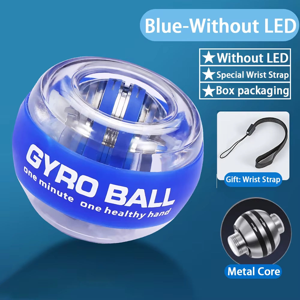Power Gyro Ball Wrist Trainer Ball Wrist Strengthener Gyro Self-Starting Forearm Trainer Gyro Ball for Strengthening Muscles