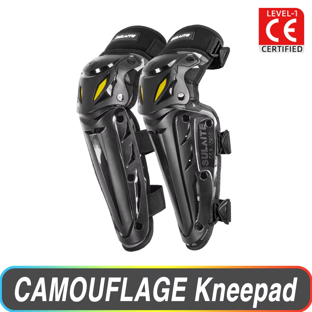 Motorcycle Knee Pad Elbow Protective Combo Knee Protector Equipment Gear Outdoor Sport Motocross Knee Pad Ventilate Four Seasons