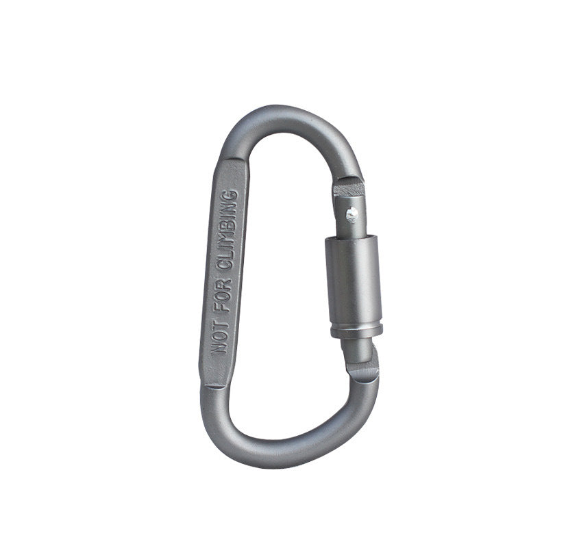 Aluminum Alloy Carabiner Clip | Portable D-Shaped Hook